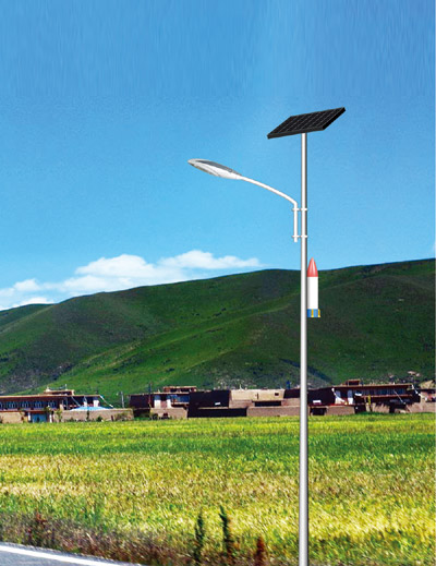 New rural solar street light